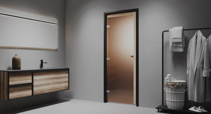 Двери для сауны и бани Sauna Glass Door